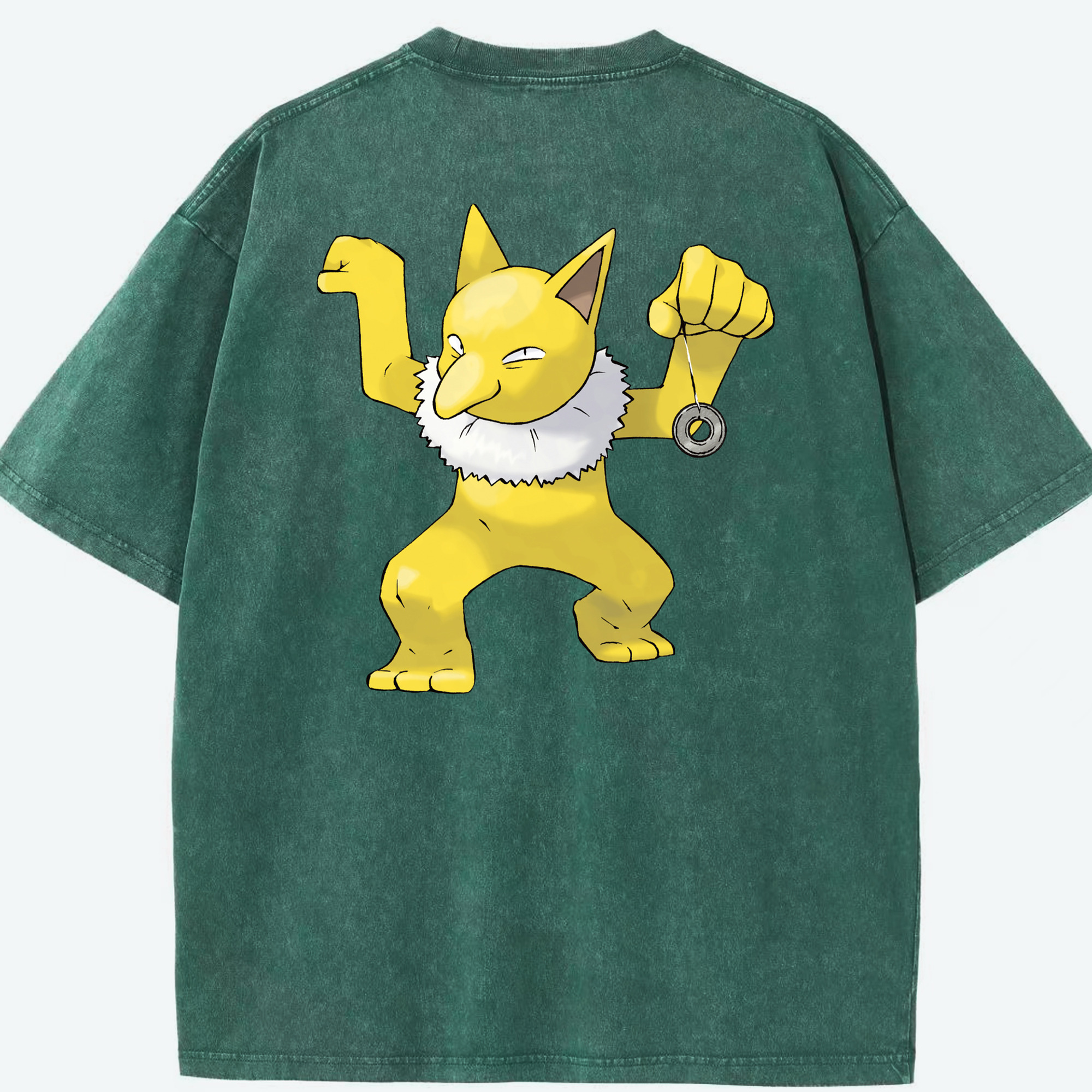 （画像用） ポケットモンスター Pokémon 綿100% ヴィンテージ風 半袖Tシャツ（背面プリント）